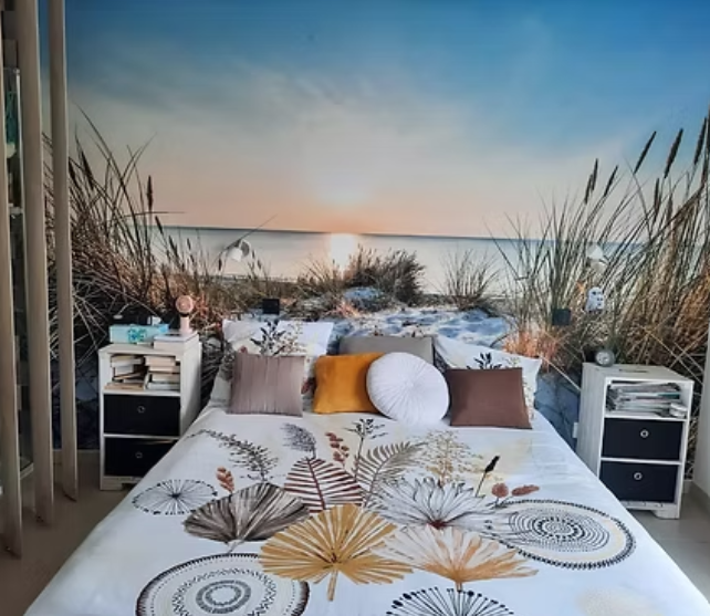 Une évasion au quotidien face à la mer – Papier peint panoramique personnalisé