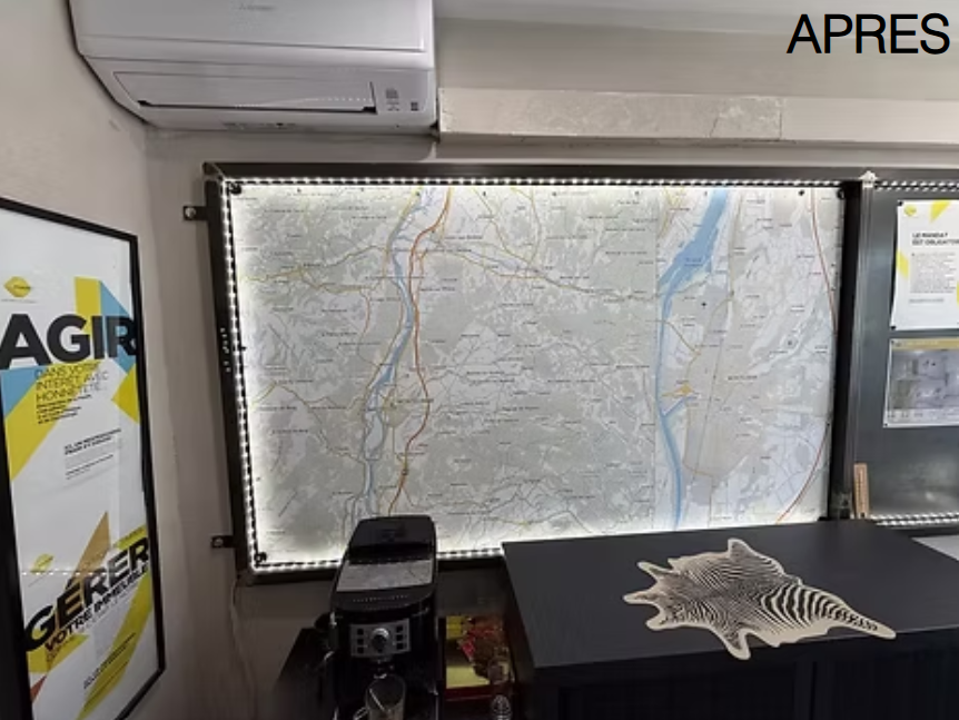 Tableau interactif pour Agent Immobilier – Toile personnalisée